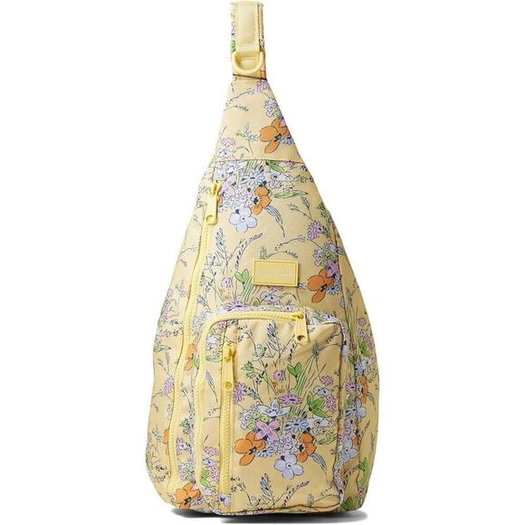 Vera Bradley Sunlit Garden Sling Crossbody Backpack NWT Retired Print - Picture 2 of 9